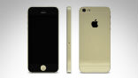 Image of The iPhone 5S is rumored to come out in a new gold color scheme. 