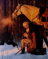 Image of George Washington at Prayer