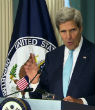 Image of Kerry has made a strong case for military intervention in Syria, so it is surprising to see a solution coming from him, although he didn't mean it at the time. 