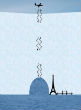 Image of This diagram from Popular Science shows the massive scale of the ice tunnels. 