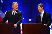 Image of Ken Cuccinelli recognizes the Right to life every human person, including our youngest neighbors in the womb, and Terry McAulliffe does not recognize that right for children in the womb. Rather, he regards them as having no rights at all.  