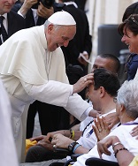 Image of Pope Francis giving a blessing