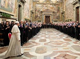 Image of Pope addresses the diplomatic corps