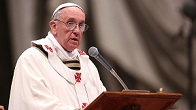 Image of Pope Francis at daily Mass