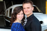 Image of Michael and Lauren were married this March.