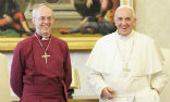 Image of Pope Francis and Archbishop Welby.