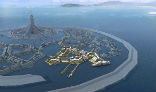 Image of A seastead would be an autonomous, self-sufficient floating city. 