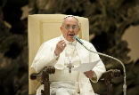 Image of Pope Francis had a warning for lukewarm Catholics. 
