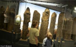 Image of A series of timbers found in Norfolk, England, have been dubbed 'Seahenge' due to their relation to the famous Stonehenge.