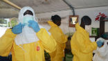 Image of Ebola is a virus that is spread to humans via contact with infected animals and their meat, such as rats and monkeys. It has a high fatality rate an no known cure.