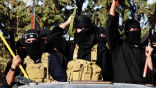 Image of Fighters from the Islamic State, which have been rampaging across Iraq and Syria, executing thousands of non-Sunni Muslims, Christians, and religious minorities.