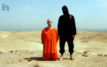 Image of American journalist James Foley scene in a video by the Islamic State, moments before he was beheaded.