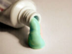 Image of Colgate's Total brand of toothpaste contains the chemical triclosan, which has been proven to cause disruptions in the endocrine system in mice and rats.