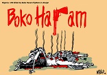 Image of Boko Haram means Western education is forbidden in the Hausa language. These Islamist terrorists hate all things western and Christian. They are militant Jihadist Muslims who intend to forcibly establish an Islamic Caliphate and impose Shariah Law on everyone, just as the Islamic State is doing in lands formerly claimed by Iraq and Syria.  