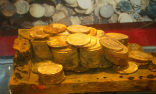 Image of Gold coins recovered from the SS Central America.