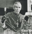Image of The Archdioceses of New York and Peoria, Illinois are currently fighting over the body of famed Catholic televangelist, Archbishop Fulton Sheen, who is on the path towards sainthood.