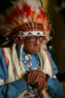Image of Dr. Joseph Medicine Crow, a living legend at 101, and a renown historian and scholar of the Crow people.