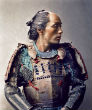 Image of A photograph of a Japanese samurai taken in 1881.