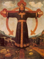 Image of The Church really IS the Mystical Body of the Risen Christ. That Body is inseparably joined to the Head. Jesus Christ is alive, he has been raised, and he continues His redemptive mission now through the Church, of which we are members. As we choose to actually live our lives liturgically, not just go through the motions, we can move through life in the flow of the liturgical calendar. We can experience the deeper mystery and meaning of life, now made New in Jesus Christ, the One who is the Way, the Truth and the Life. (John 14:6,7) Jesus Christ is King! Jesus Christ is meant to become the Lord of our whole lives, and inform the very pattern of how we live them.  