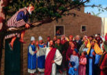 Image of Zaccheus climbed that tree in order to see the Lord, not to be seen by Jesus. He did not care what the crowd thought of a grown man climbing a tree! He went after the encounter with Jesus Christ with a childlike simplicity and a reckless abandon. Do we? 