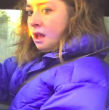 Image of 17-year-old Audra (pictured above), is rendered speechless at a routine traffic stop.
