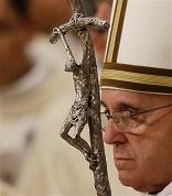 Image of The presence of the Lord in the midst of his people cancels the sorrow of defeat and the misery of slavery, and ushers in joy and happiness.- Pope Francis