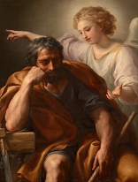 Image of The dream of Joseph. During what are often called the hidden years, because we have little in the Gospel text about them, Jesus was with Joseph and Joseph was with Jesus. Joseph uniquely participated in the mystery of Gods plan of redemption through simply being the man he was called to be. How challenging his witness is in an age of narcissism and inordinate self-love. 