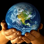 Image of He still has the world in His hands, and we are His hands. 
