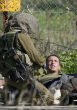 Image of Hezbollah launched a rocket attack on an Israeli military convoy which left seven injured and two dead.