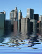 Image of New York City is one of the coastal cities that will suffer with sea level rise. 