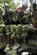 Image of Boko Haram fighters tried to take the Nigerian town of Biu, but were driven off by local residents and Nigerian soldiers, at least 30 terrorists are dead and five more captured.