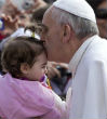 Image of Pope Francis presses on the importance of women in all societies.