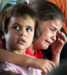Image of Young Persecuted Christian's remain in good spirit despite losing everything.
