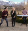 Image of David Osmond, Ashley Hess and Eric Thayne in their love song medley YouTube video.