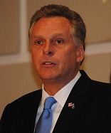 Image of Virginia Governor Terry McAuliffe