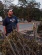 Image of Justin Galvan lost his home to a wildfire (Talia Herman).