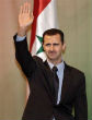 Image of Syrian president Bashar Assad is protected by Russia but the United States, among other countries, believe he should step down.