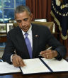 Image of Obama prepares to veto the defense authorization bill (AP Photo/Susan Walsh)
