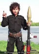 Image of A young ISIS member delivers a threat to US President Barack Obama (YouTube).