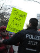 Image of Berlin guards at the office for refugees have reportedly been recorded using Nazi language and suggesting refugees be sent to concentration camps (Markus Heine/ NurPhoto).