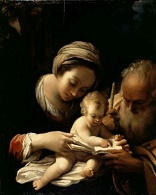 Image of The Holy Family of Jesus, Mary and Joseph is more than a holy card, it is our pattern for growing in holiness. 