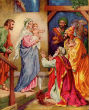 Image of The Epiphany refers to the night of Jesus' birth, when the three wise kings pay him a visit (SpiritualDirection).