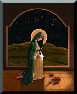 Mary, Mother of the Lord. From the moment of conception, Jesus  was redeeming the world.