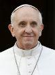 Image of Pope Francis speaks of God's love (Paul Haring/CNS).