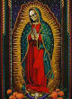 Image of Santa Muerte's popularity has spread throughout South America (Pinterest).