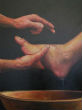 Image of Pope Francis to wash the feet of 12 migrants (Calvin Carter).