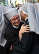 Image of The Little Sisters continue their Supreme Court case (AFP).