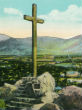 Image of 50-year-old cross hacked down from its perch (AllPosters).