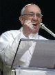 Image of Pope Francis urged the EU to tear down the walls keeping migrants out (Reuters).