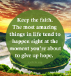 Image of Keep the faith